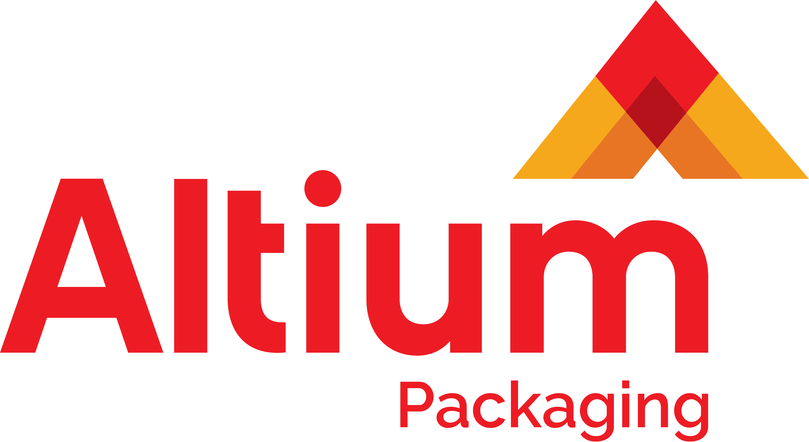 Altium Packaging logo featuring a red stylized A and the company name.
