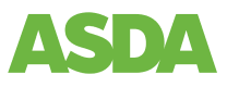 ASDA logo in green.
