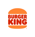 Burger King logo stylized as a hamburger.
