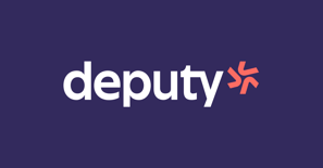 Deputy logo featuring the word 