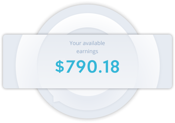 Wagestream earnings display showing $790.18 available.
